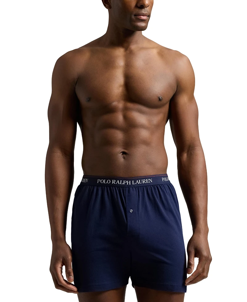 Polo Ralph Lauren Men's 6-Pk. Classic-Fit Cotton Knit Boxer Briefs
