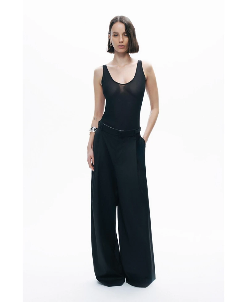 Nocturne Women's Pants with Waist Details