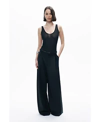 Nocturne Women's Pants with Waist Details