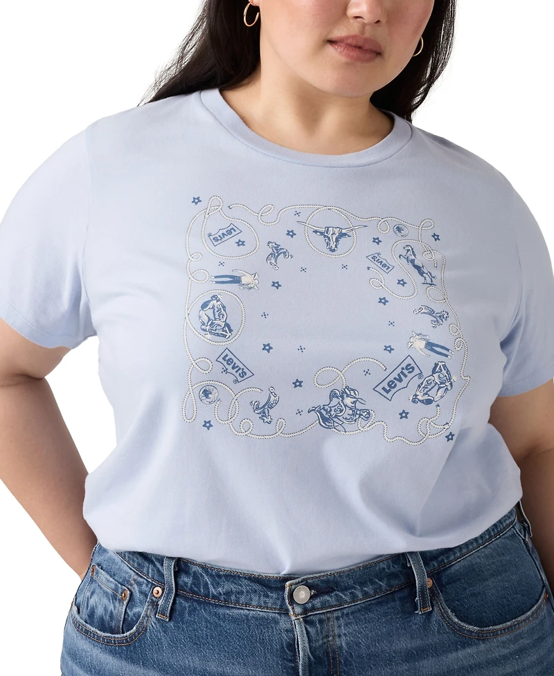 Levi's Plus Perfect Logo Cotton T-Shirt