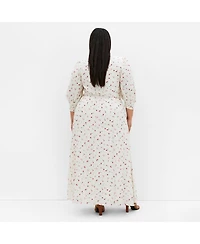 City Chic Plus Jolene Print Maxi Dress