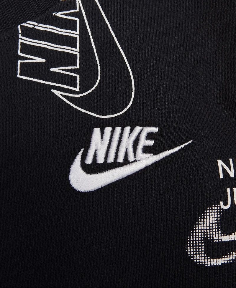 Nike Big Kids Sportswear Printed Cotton T-Shirt