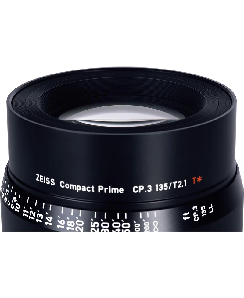 Zeiss Zeiss 135mm T2.1 Cp.3 Compact Cine Lens (Feet) Cf- Compatible with Canon Ef Eos Mount