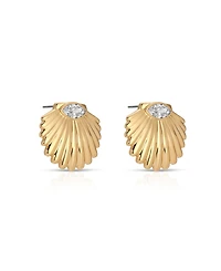 Ettika Santorini Shell Stud Earrings