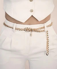 Ettika Lucky Link Chain Hip Belt