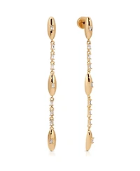 Ettika Oval Dome Linear Earrings