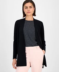 Anne Klein Women's Napa Fine Rib Pocket Cardigan