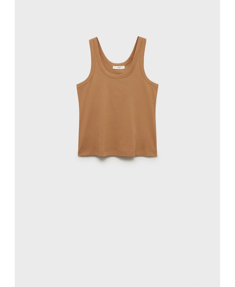 Mango Women's Cotton Strap Top