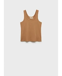 Mango Women's Cotton Strap Top