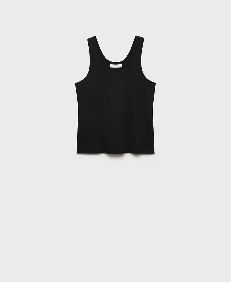 Mango Women's Cotton Strap Top