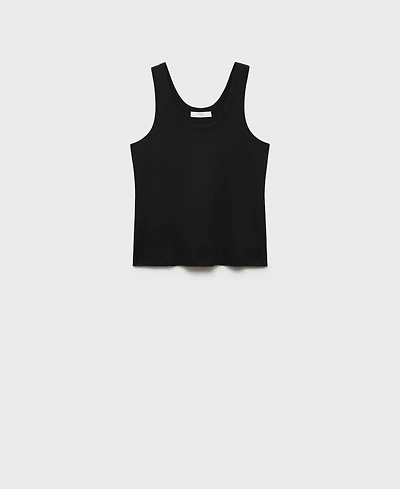 Mango Women's Cotton Strap Top