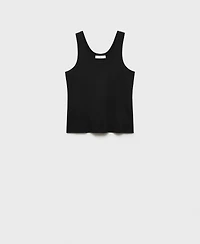 Mango Women's Cotton Strap Top