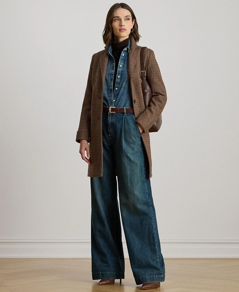 Lauren Ralph Women's Single-Breasted Walker Coat