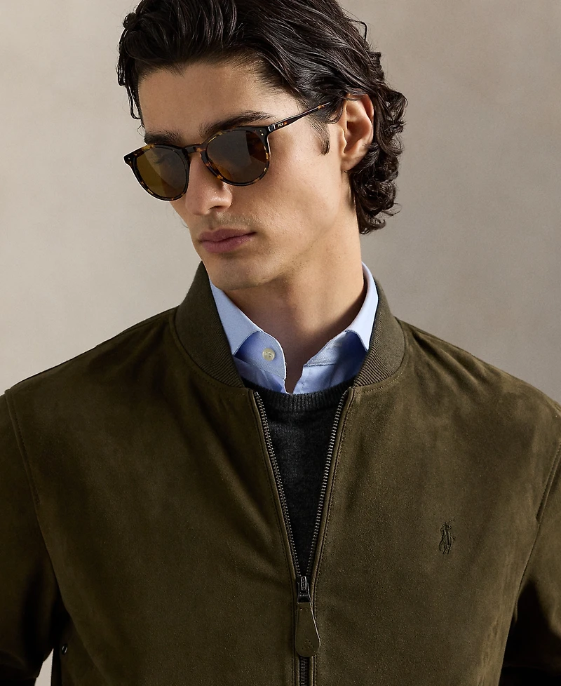 Polo Ralph Lauren Men's Suede Bomber Jacket