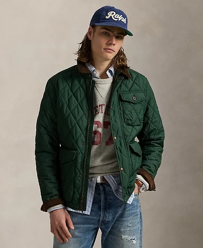 Polo Ralph Lauren Men's Beaton Quilted Water-Repellent Full-Zip Jacket