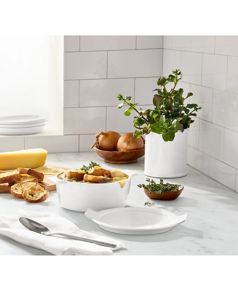 The Cellar Whiteware Cocotte and Lid, Exclusively at Macy's