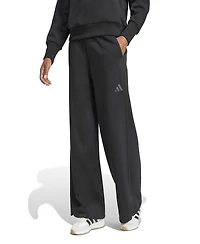 adidas Women's All Szn Fleece Loose Wide-Leg Pants