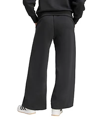 adidas Women's All Szn Fleece Loose Wide-Leg Pants