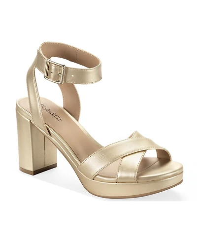 Style & Co Women's Shannonn Block-Heel Dress Sandals, Exclusively at Macy's