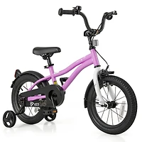 Kids Bicycle with Dual Brakes Training Wheels for Beginner Riders