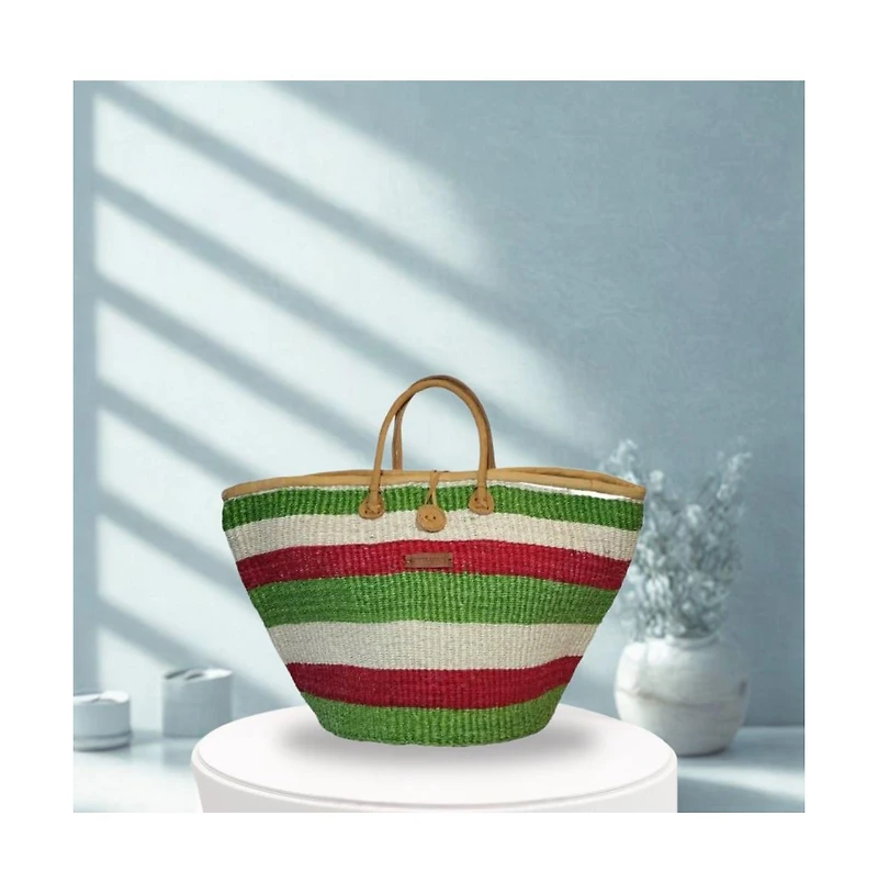 South Handmade Sisal African Basket Tote Bag