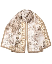 Toile - Long Silk Scarf for Women