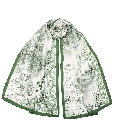 Toile - Long Silk Scarf for Women