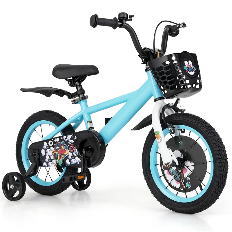 Kids Bike with Adjustable Handlebar and Saddle Perfect Bicycle for Children Aged 4-8 Years Old