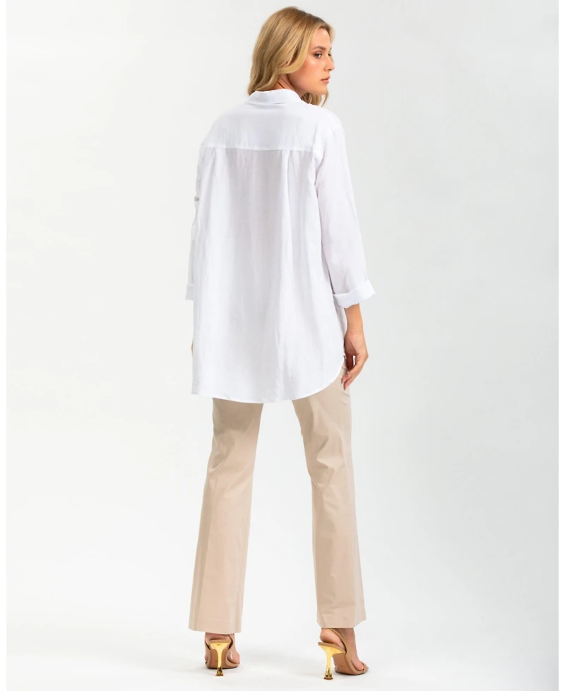 Pietro Brunelli Maternity Pull-On Flare Stretch Pants