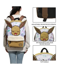 Pokemon Eevee All-Over Print Characters 17" Adult Backpack