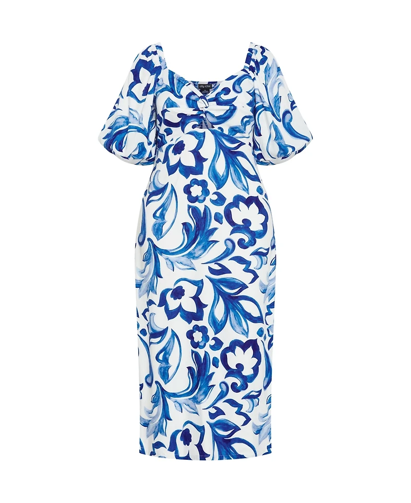 City Chic Plus Nala Midi Dress