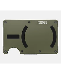 The Ridge Men's Ridge Wallet For Magsafe - Matte Olive - Cash Strap