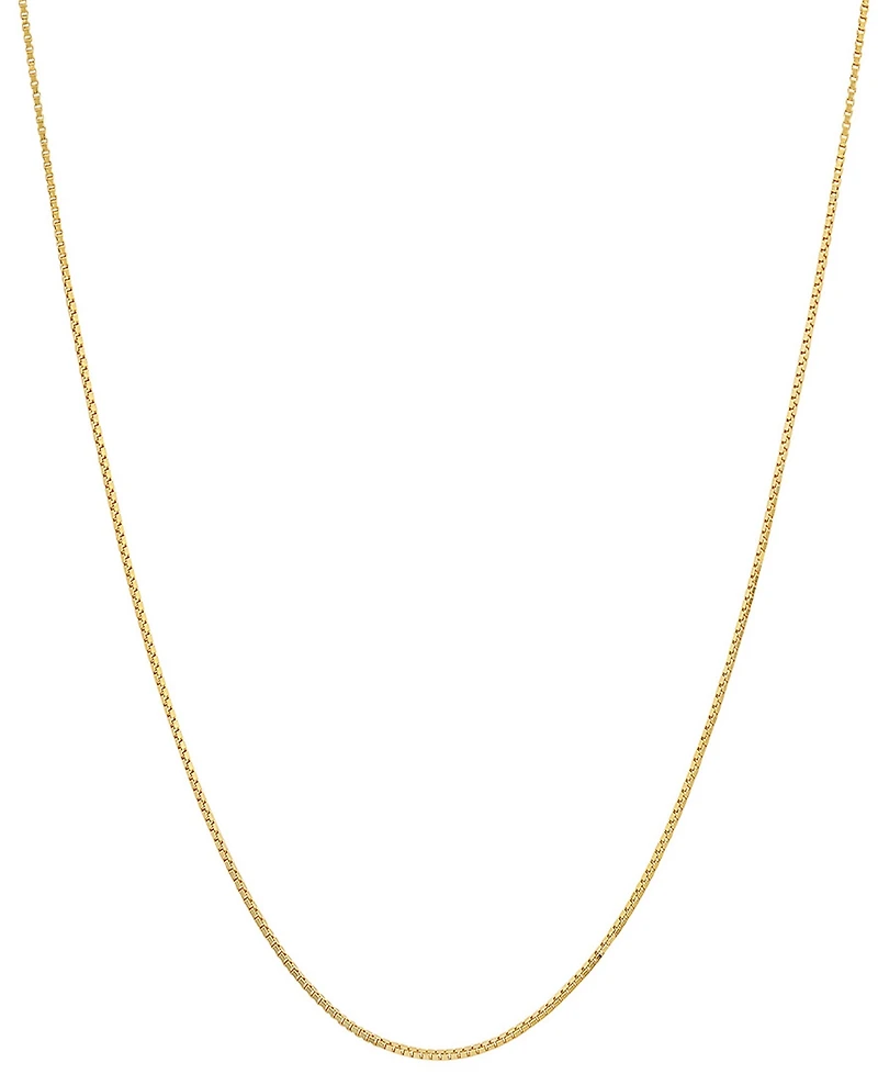 Steeltime Women's 14K Gold Plated Box Chain Necklace