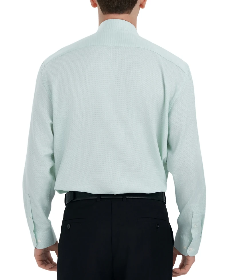 Perry Ellis Portfolio Men's King Micro-Pattern Dress Shirt