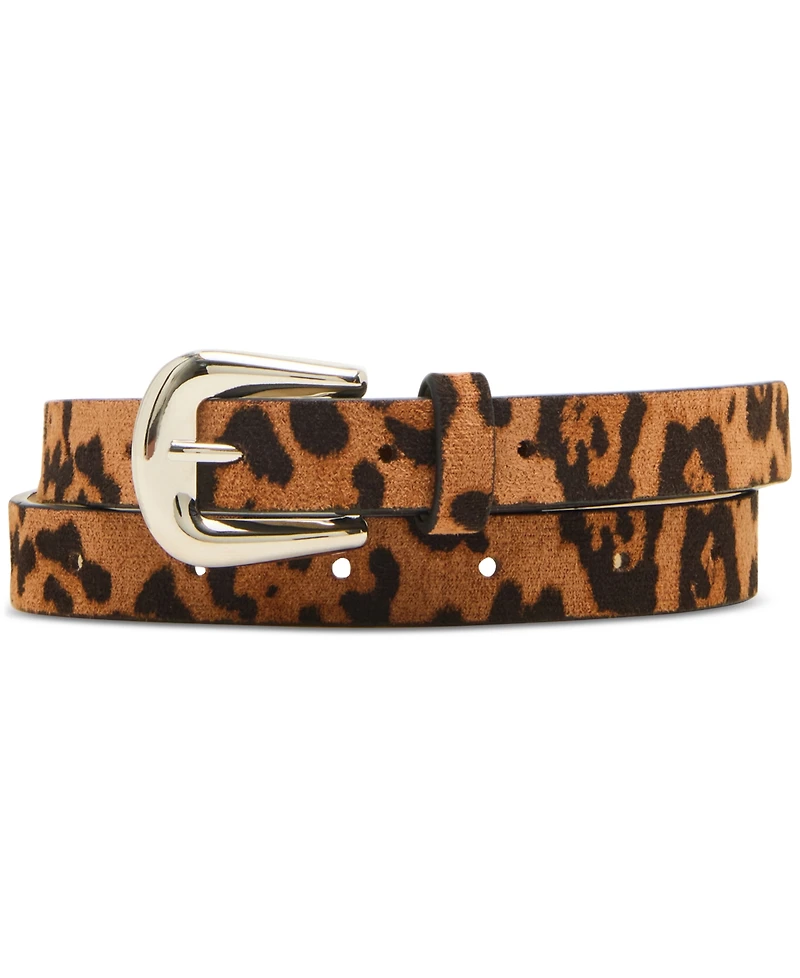 Steve Madden Faux-Leather Belts, Set of 3
