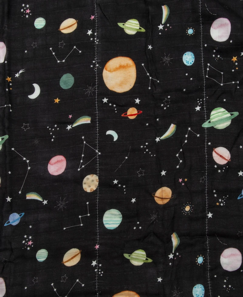 Loulou Lollipop Baby Planet Print Quilt