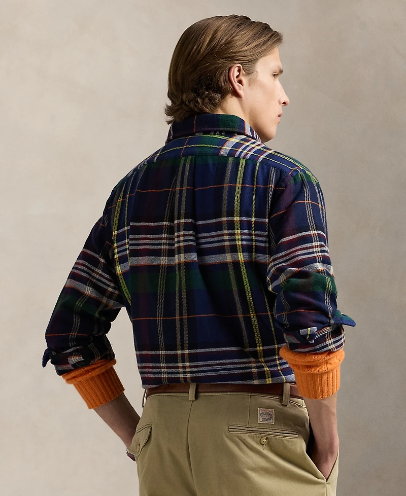 Polo Ralph Lauren Men's Classic Plaid Brushed Flannel Workshirt