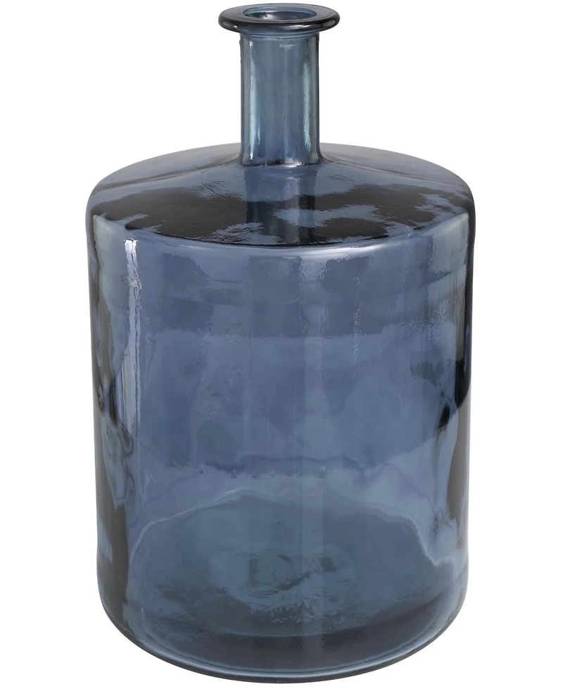 Rosemary Lane Glass 18" Bottleneck Modern Vase