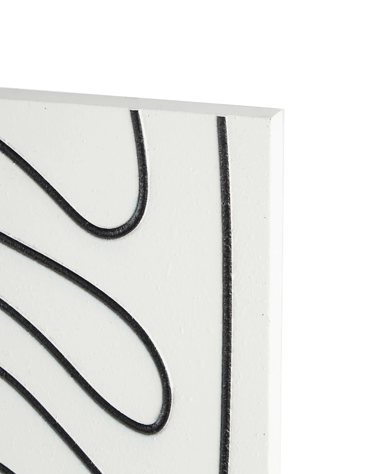Rosemary Lane Wood Contemporary Wall Art, Set of 2