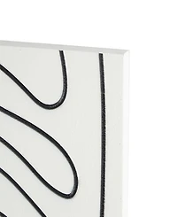 Rosemary Lane Wood Contemporary Wall Art, Set of 2