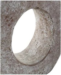 Rosemary Lane 12" Antique Style Donut Textured Ceramic Vase