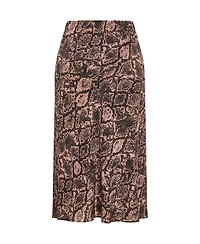 City Chic Plus Size Kyra Slip Midi Skirt