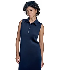 Calvin Klein Women's Sleeveless Scuba Sheath Dress