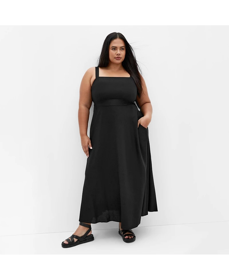 City Chic Plus Collins Maxi Dress