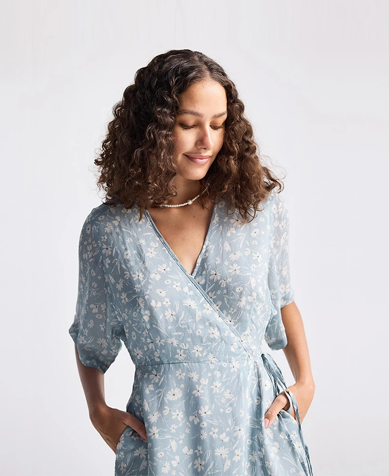 Reistor Women's Maxi Wrap Dress