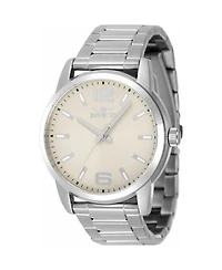 Invicta Men's 48492 Celestial Quartz 3 Hand Ivory Dial Watch