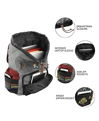 Harry Potter Hogwarts Decals 17" Rucksack Backpack