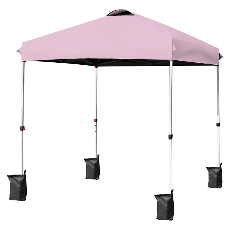 Outdoor Pop-up Canopy Tent with Roller Bag for Easy Transport and Setup