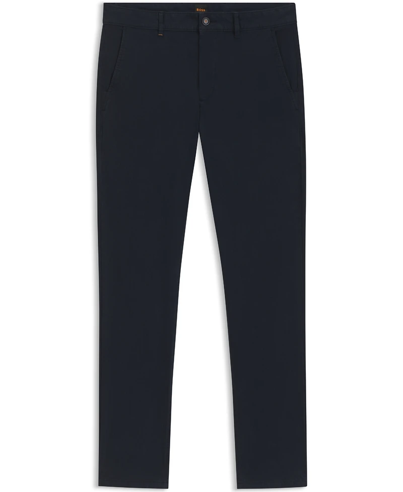 Boss by Hugo Men's Stretch-Cotton Dobby Slim-Fit Pants