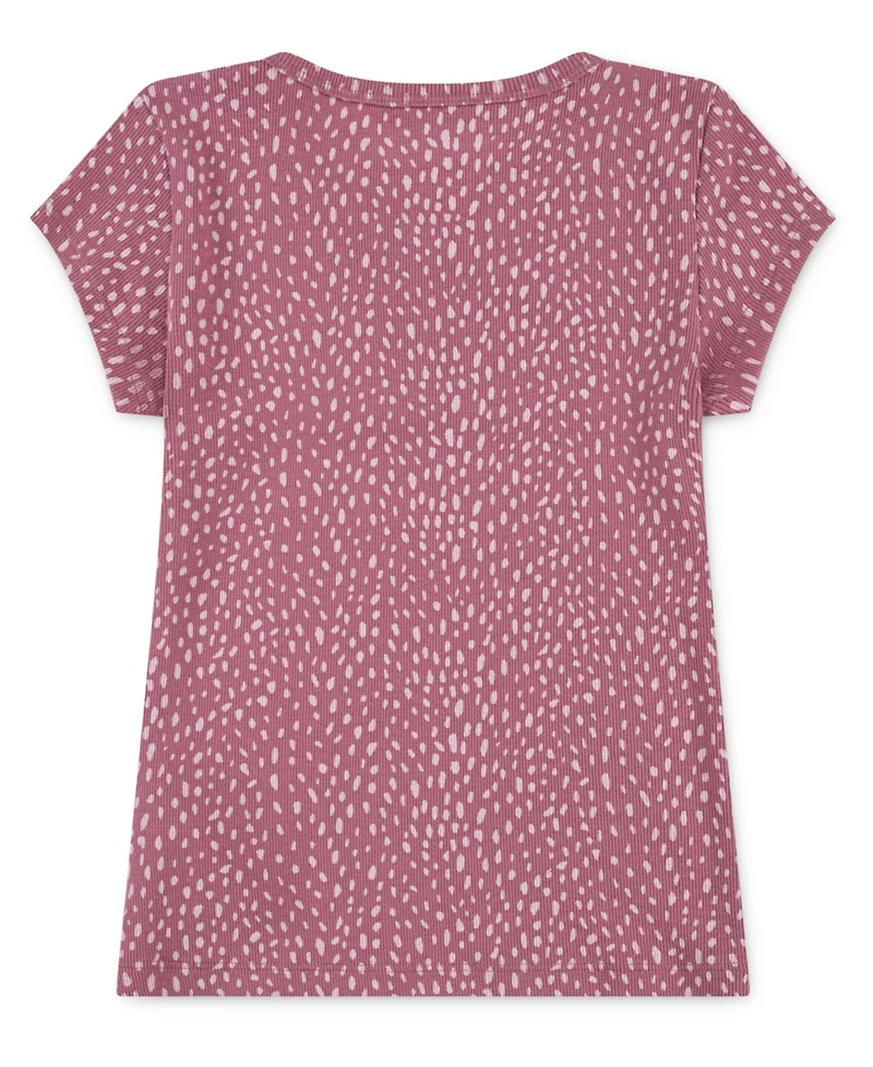 abercrombie kids Little and Big Girls Essential Henley T-Shirt